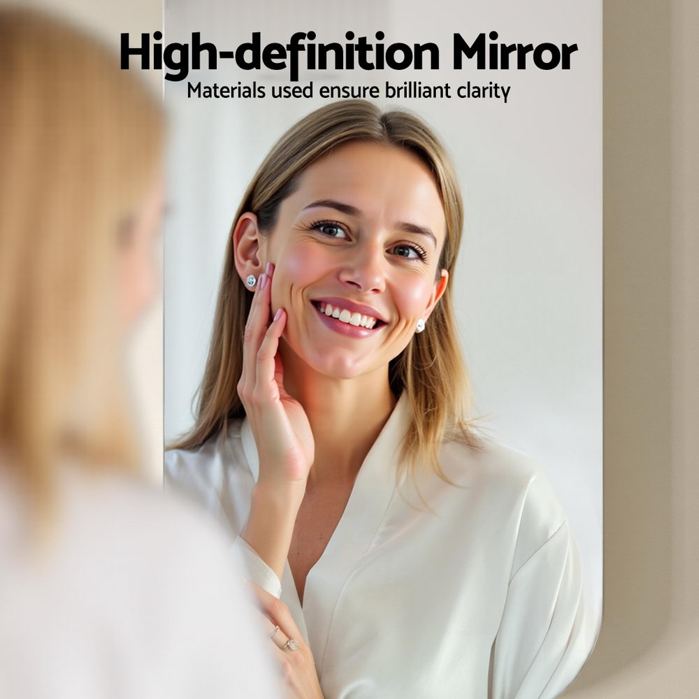 Cefito Bathroom Mirror Cabinet Medicine Shaving Arch Wall Hung 450x900mm White Awezingly