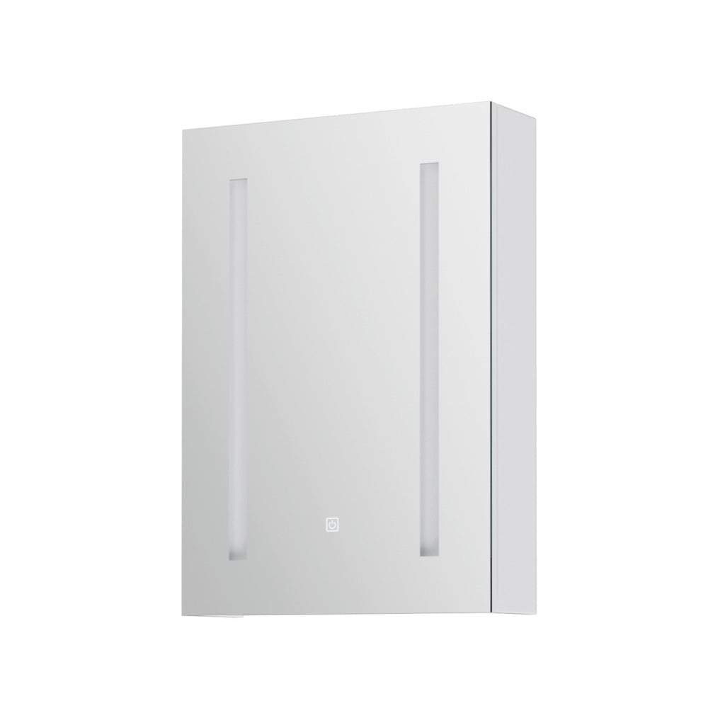 Bathroom Mirror Cabinet LED 500x720mm Medicine Wall Storage Awezingly