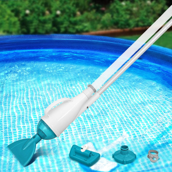 Bestway Pool Cleaner 2 Cleaning Heads Vacuum 6m Hose 1.9m Aluminium Pole Awezingly