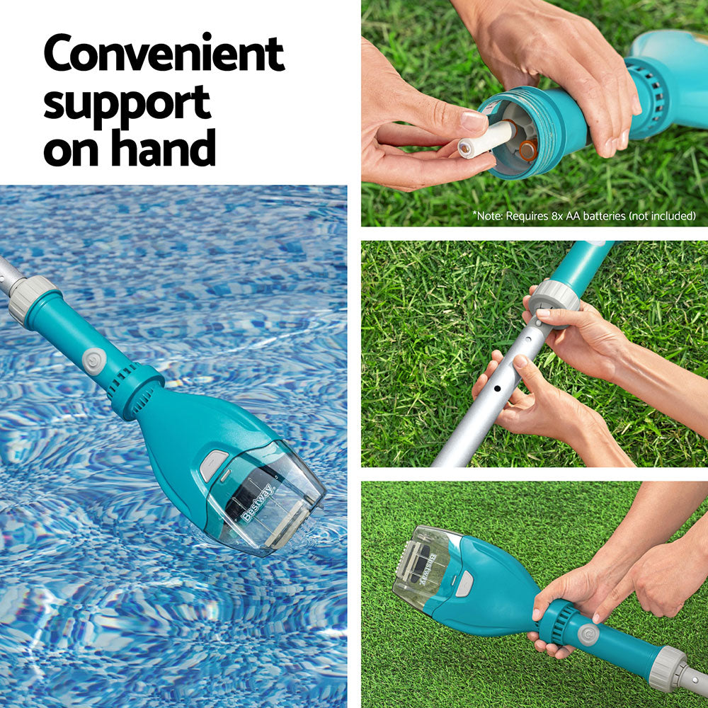 Bestway Pool Cleaner Vacuum Cordless Swimming Pools Cleaning Kit Bestway
