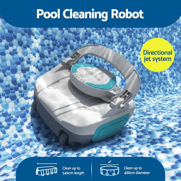 Bestway Robotic Pool Cleaner Cordless Automatic Robot Clean Swimming Pools Floor Awezingly