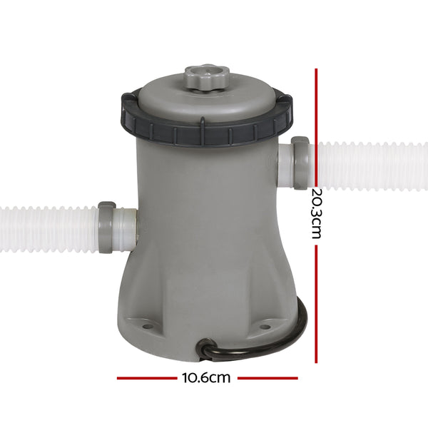 Bestway Pool Pump Cartridge Filter 330GPH 1249L/H Flowclear™ Filters Cleaner Awezingly