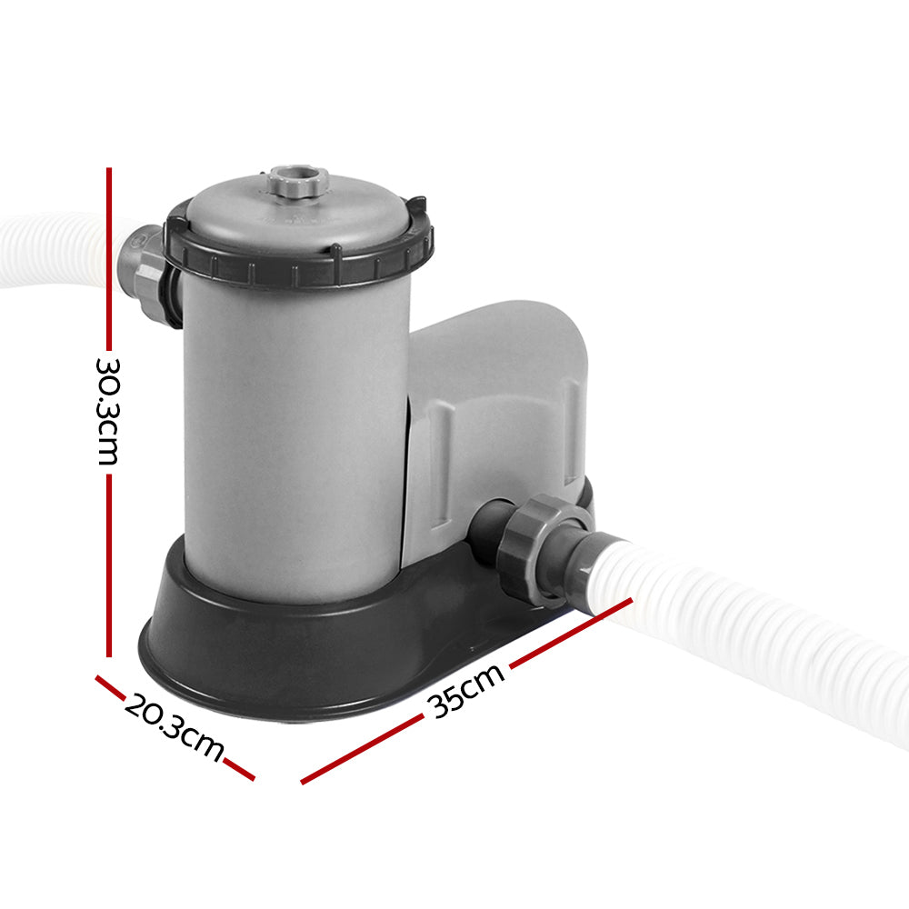 Bestway Pool Pump Cartridge Filter 1500GPH 5678L/H Flowclear™ Filters Cleaner Awezingly