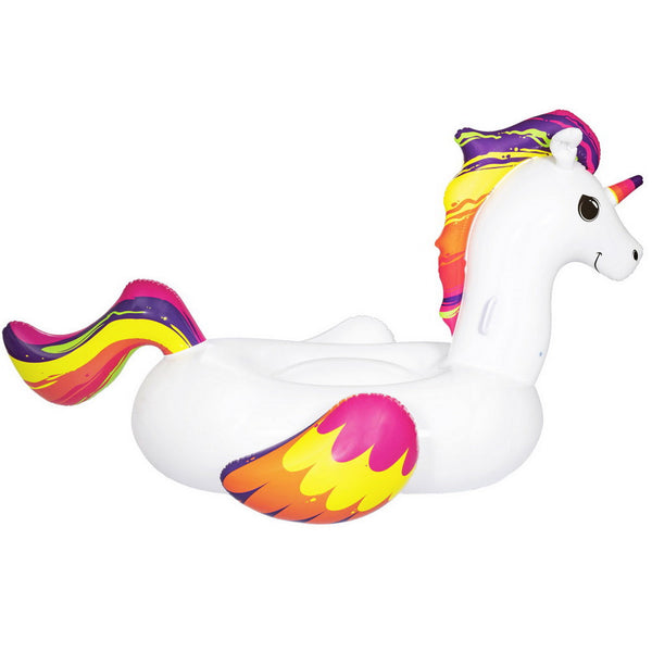 Bestway Unicorn Float Rider Inflatable Ride On Floating Pool Lounger 224x156CM Awezingly