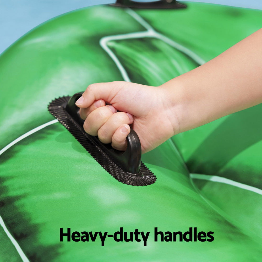 Bestway Float Turtle Rider Inflatable Ride On Floating Pool Lounger 153x140CM Awezingly