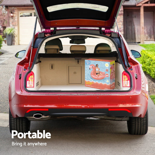 Bestway Flamingo Float Rider Inflatable Ride On Floating Pool Lounger 148x127CM Awezingly