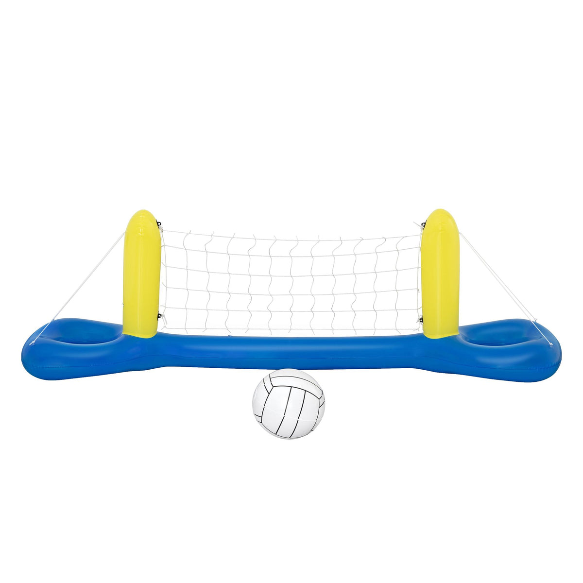 Bestway Floating Pool Volleyball Net Set with Ball 252cm x 64cm Blue Awezingly