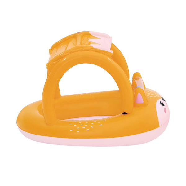 Bestway Kids Inflatable Fox Swim Float Floating Seat Canopy Pool Toys 94x66CM Bestway
