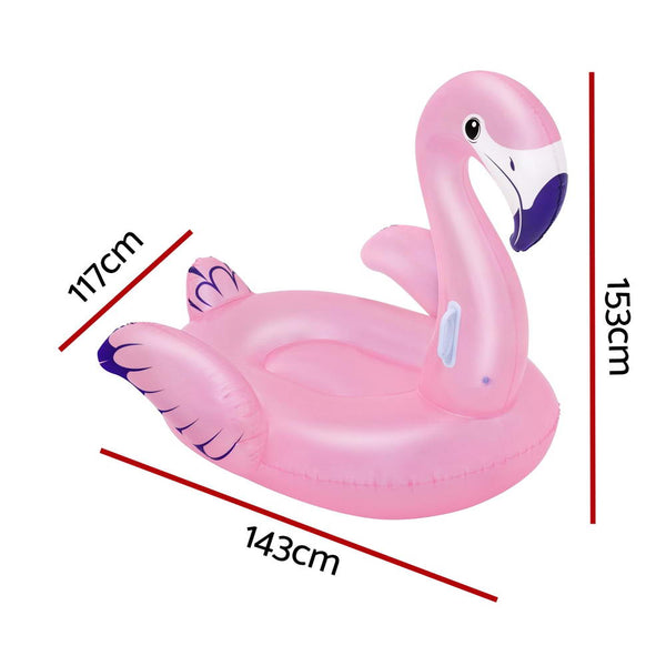 Bestway Flamingo Rider Ride On Float Floating Seat Pool Lounger 1.43Mx1.53M Bestway