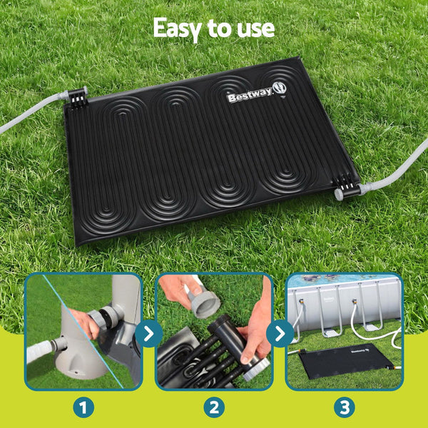 Bestway Solar Pool Heater Pad 110x171cm Boost Swimming Pool 3-5°C Warmer Awezingly