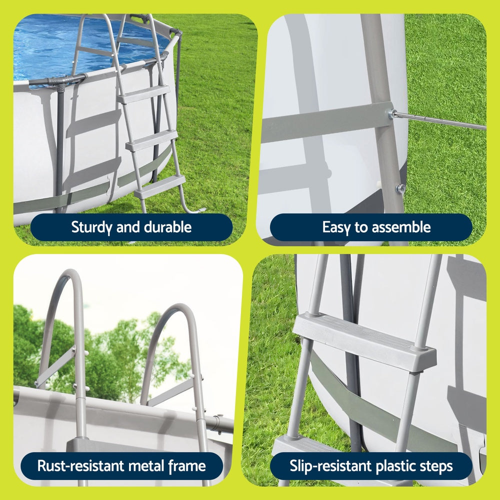 Bestway Above Ground Pool Ladder with Removable Steps Awezingly