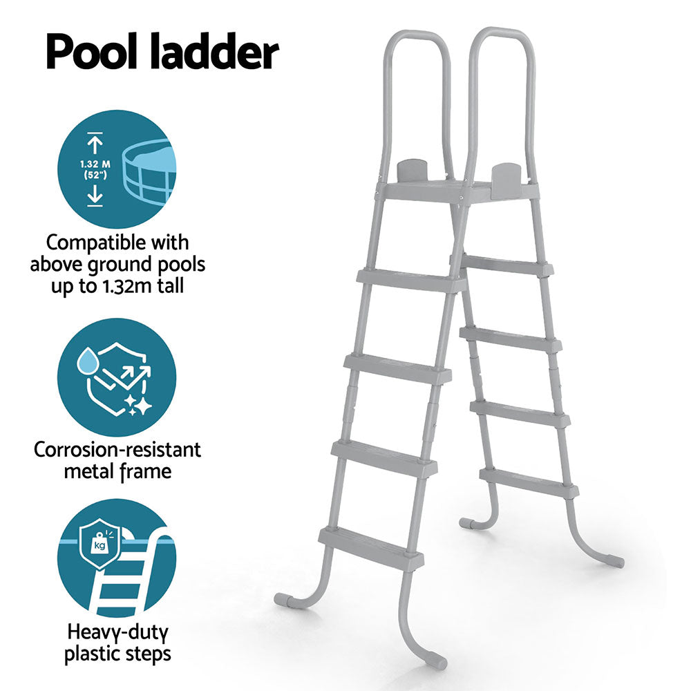 Bestway Above Ground Pool Ladder with Removable Steps Awezingly
