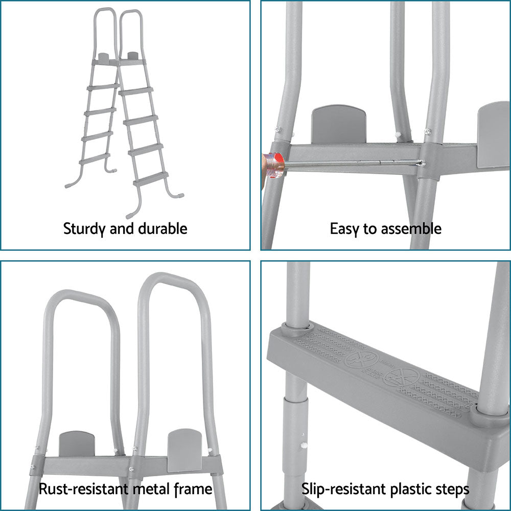 Bestway Above Ground Pool Ladder with Removable Steps Awezingly