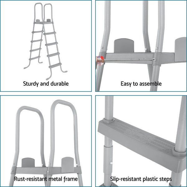 Bestway Above Ground Pool Ladder with Removable Steps Awezingly