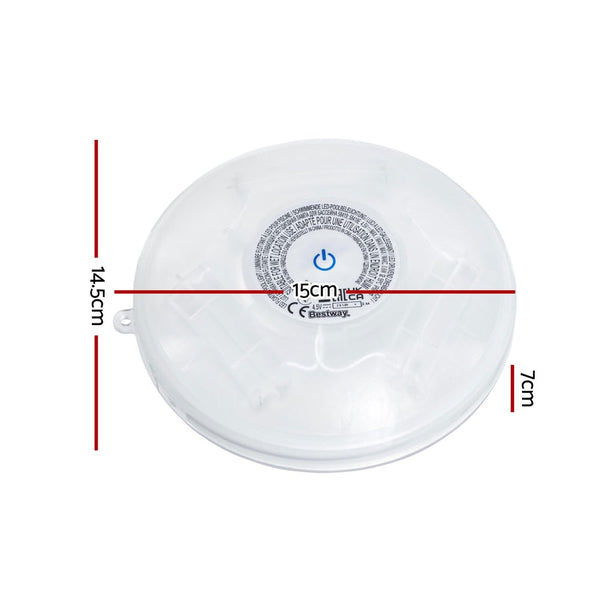 Bestway Pool Float Lamp LED Lights 7 Modes Multi Color Lamps For Pools Awezingly