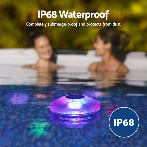 Bestway Pool Float Lamp LED Lights 7 Modes Multi Color Lamps For Pools Awezingly