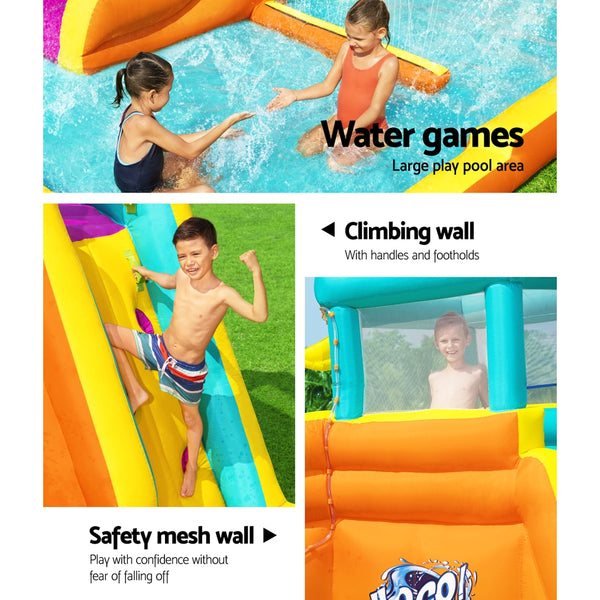 Bestway Water Slide Park 565x373x265cm Kids Swimming Pool Inflatable Play Centre Awezingly