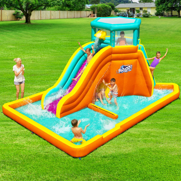 Bestway Water Slide Park 565x373x265cm Kids Swimming Pool Inflatable Play Centre Awezingly