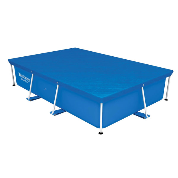Bestway Pool Cover 264x174cm Rectangle Swimming Pool PE Shelter Fits 259x170cm Pools Awezingly