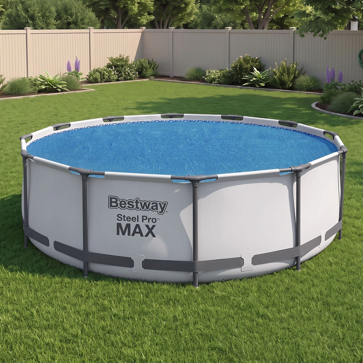 Bestway Pool Cover Solar Fits 3.66m Round Above Ground Swimming Pool Blanket Awezingly