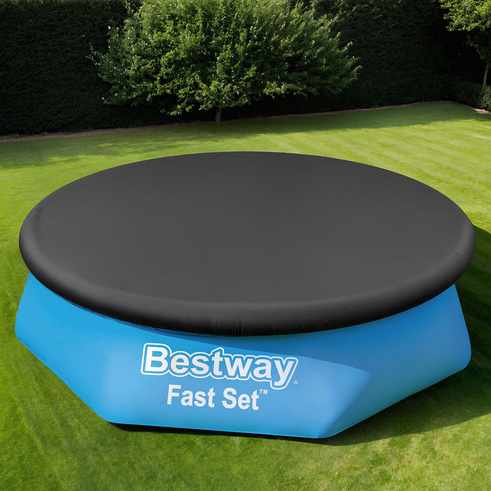 Bestway Pool Cover Fits 2.44m Above Ground Swimming Pool PVC Blanket Bestway