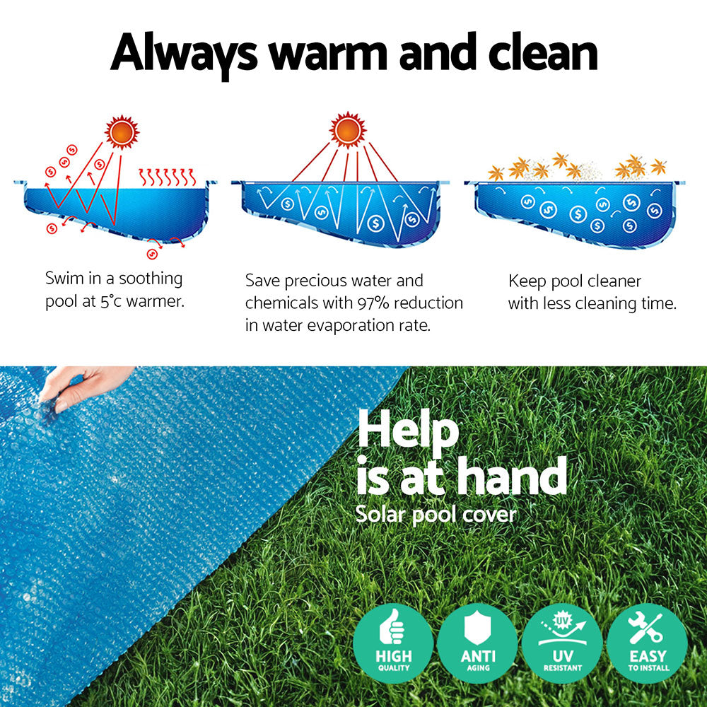 Bestway Pool Cover Solar Fits 4.17m Round Above Ground Swimming Pool Blanket Bestway