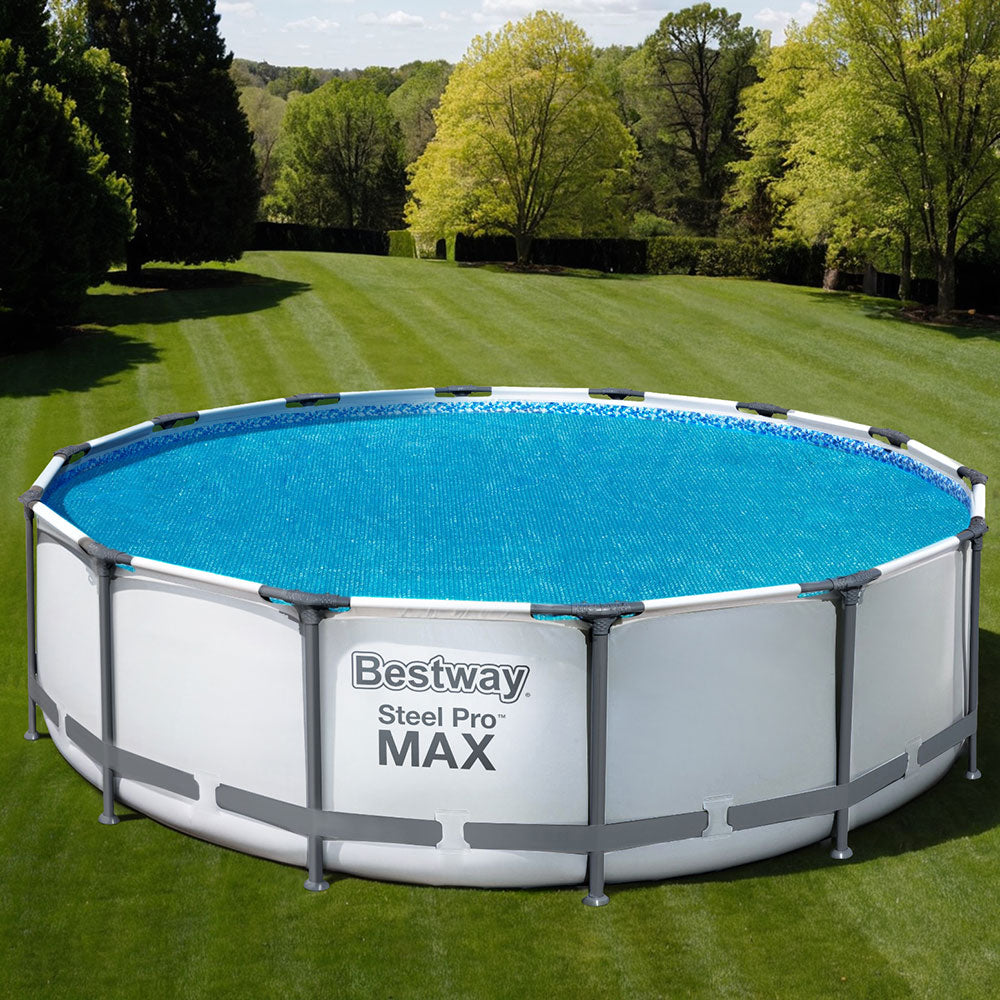 Bestway Pool Cover Solar Fits 4.17m Round Above Ground Swimming Pool Blanket Bestway