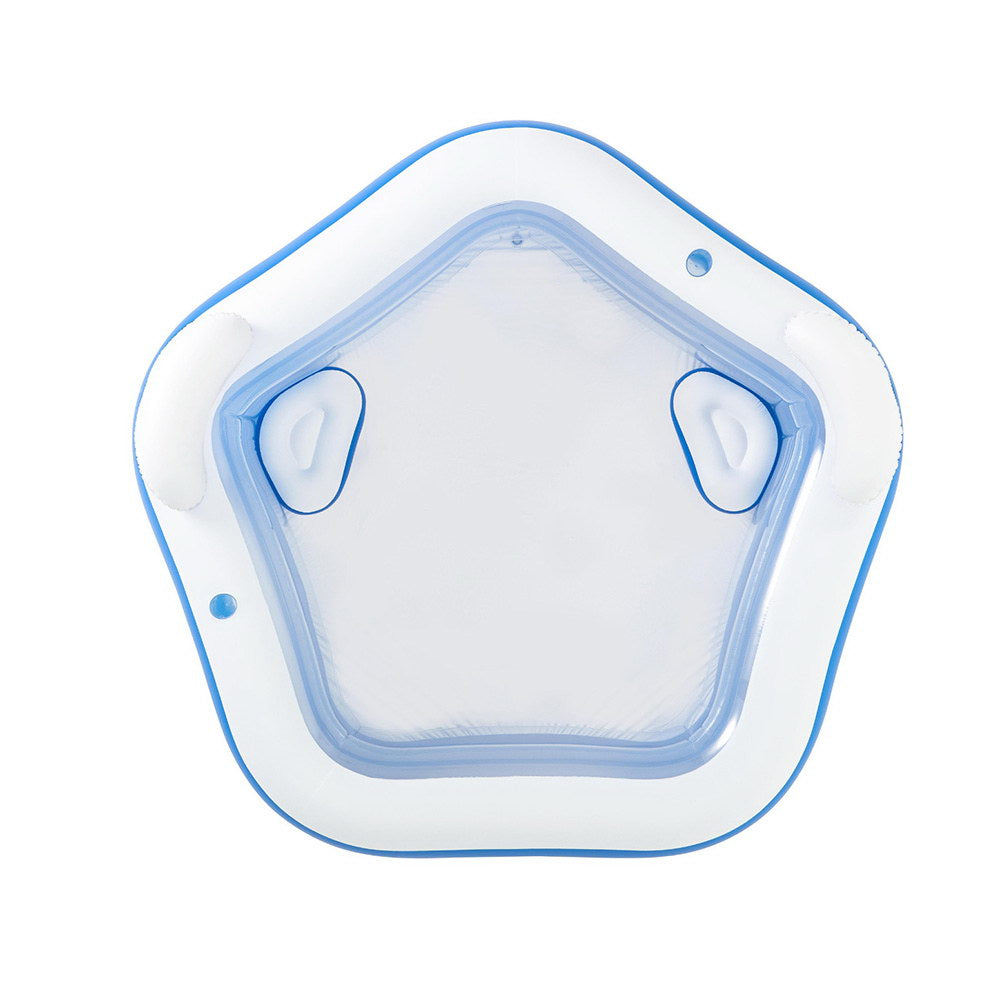 Bestway Kids Inflatable Pool Above Ground Pools Seat Cushions Cup Holder 213x206cm Awezingly