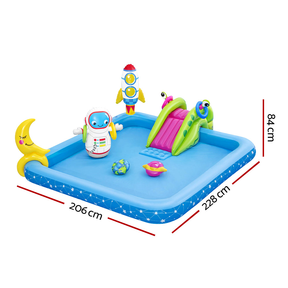 Bestway Kids Pool 228x206x84cm Inflatable Above Ground Swimming Play Pools 308L Awezingly
