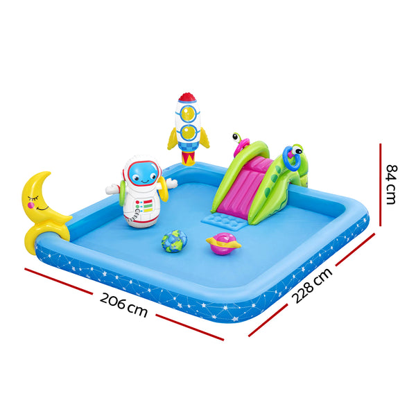 Bestway Kids Pool 228x206x84cm Inflatable Above Ground Swimming Play Pools 308L Awezingly