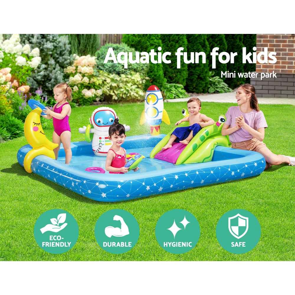 Bestway Kids Pool 228x206x84cm Inflatable Above Ground Swimming Play Pools 308L Awezingly