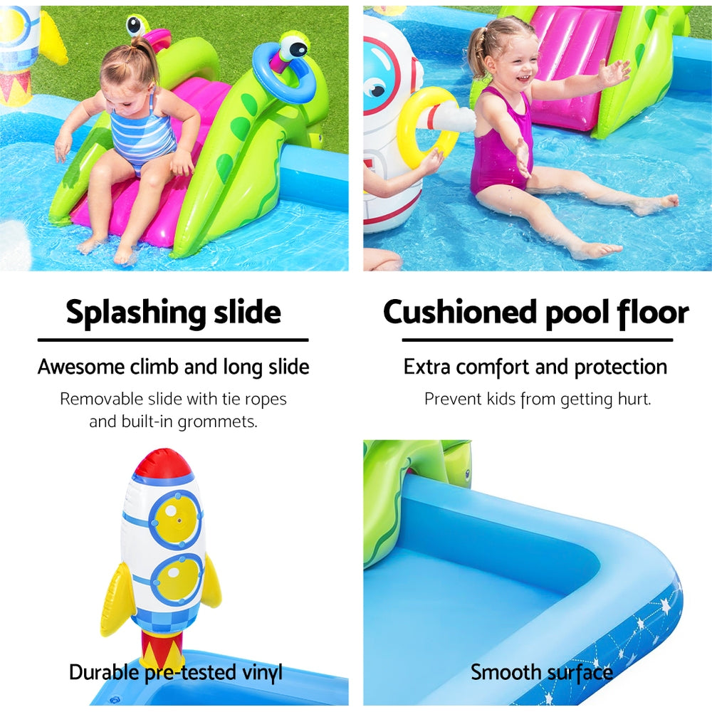 Bestway Kids Pool 228x206x84cm Inflatable Above Ground Swimming Play Pools 308L Awezingly