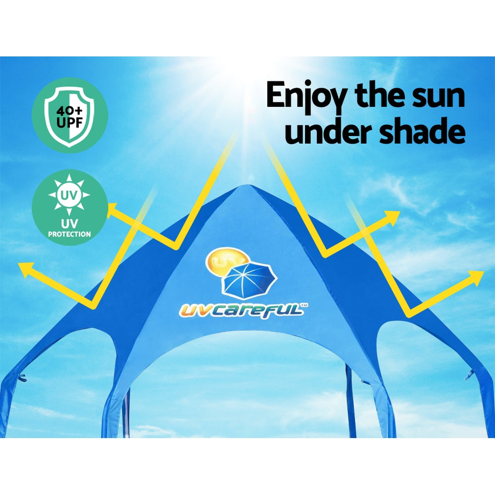 Bestway Kids Pool 183x51cm Steel Frame Swimming Play Pools Canopy 930L Awezingly