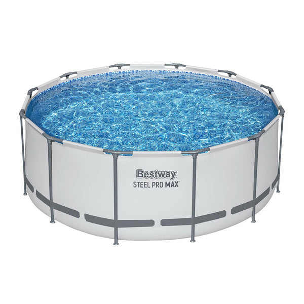Bestway 366cm Swimming Pool Above Ground Pools Round Filter Pump Cover Ladder Awezingly