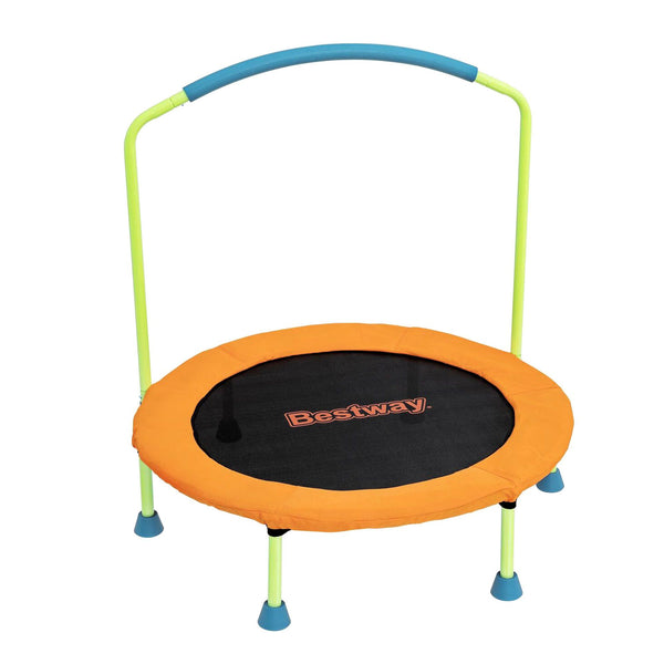 Bestway 36inch Kids Trampoline Foldable Rebounder Fitness for Ages 3+ Orange Awezingly