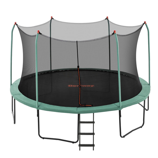 Bestway 14ft Trampoline Kids Rebounder Safety Net Enclosure Outdoor Fitness 4.27m for Ages 6+ Awezingly