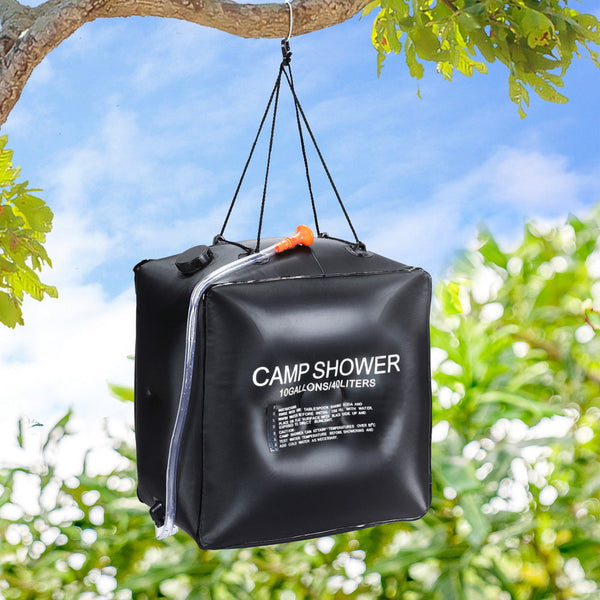 Weisshorn Camping Shower Bag 40L Black Weisshorn