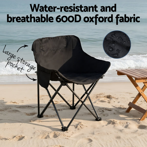 Weisshorn 3pc Camping Table Chair Set Outdoor Folding Aluminium Portable Picnic Awezingly