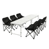 Weisshorn 7pc Camping Table Chair Set Outdoor Folding Aluminium Portable Picnic