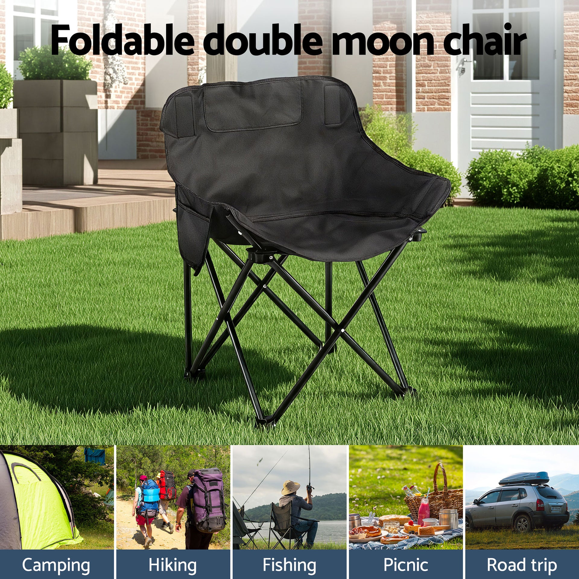 Weisshorn 7pc Camping Table Chair Set Outdoor Folding Aluminium Portable Picnic Awezingly