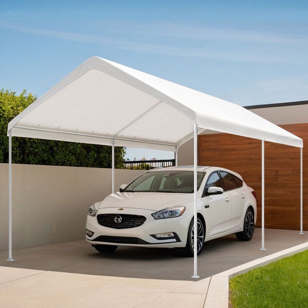 Instahut Carports 3x6m Carport Kits Steel Shelter Gazebo Canopy Garage Portable Garden Shed Instahut