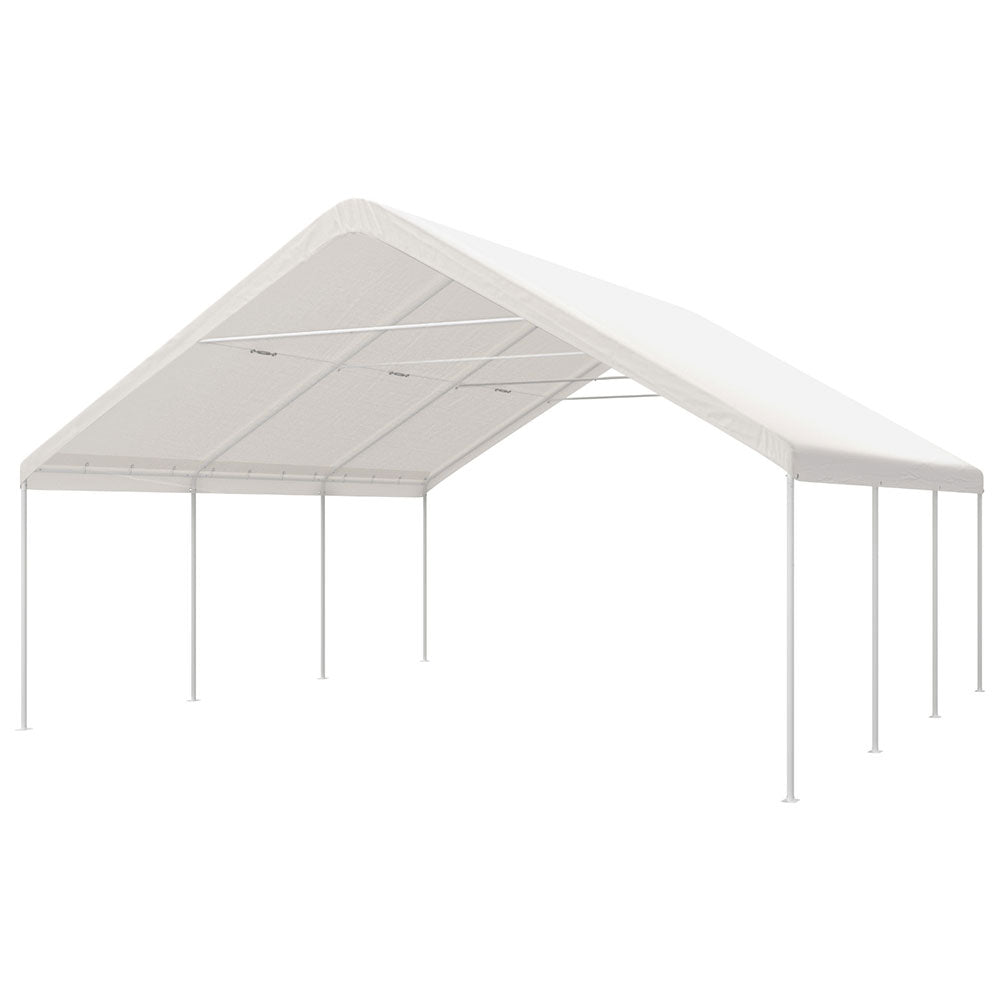 Instahut Carports 6x6m Carport Kits Steel Shelter Gazebo Canopy Garage Portable Garden Shed Instahut