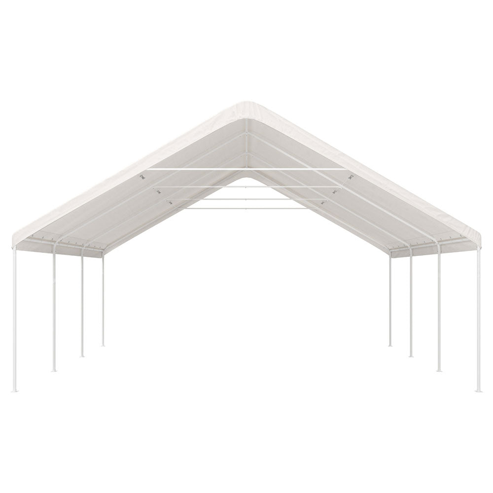 Instahut Carports 6x6m Carport Kits Steel Shelter Gazebo Canopy Garage Portable Garden Shed Instahut