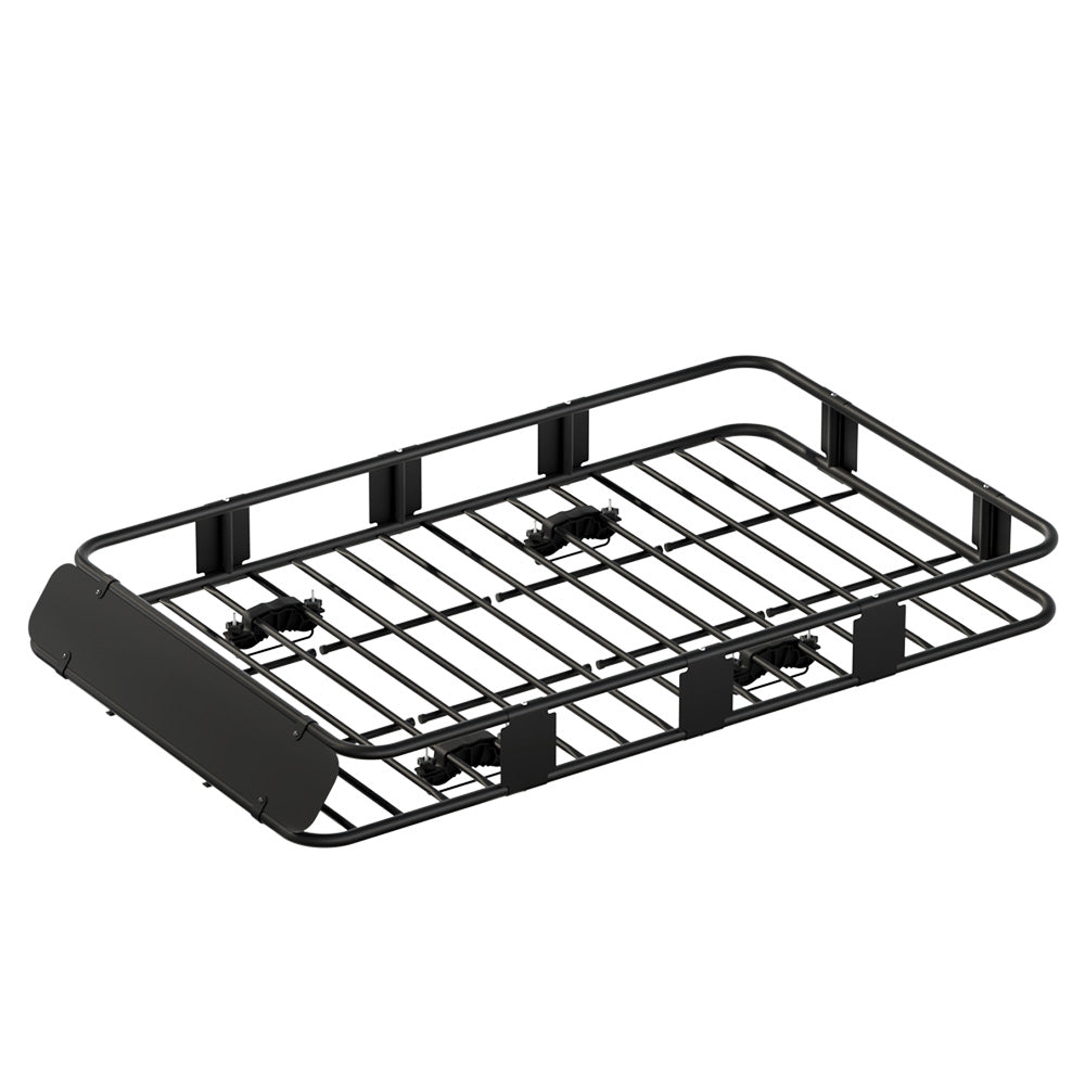Giantz Universal Car Roof Rack Basket Luggage Vehicle Cargo Carrier 160cm Black Giantz