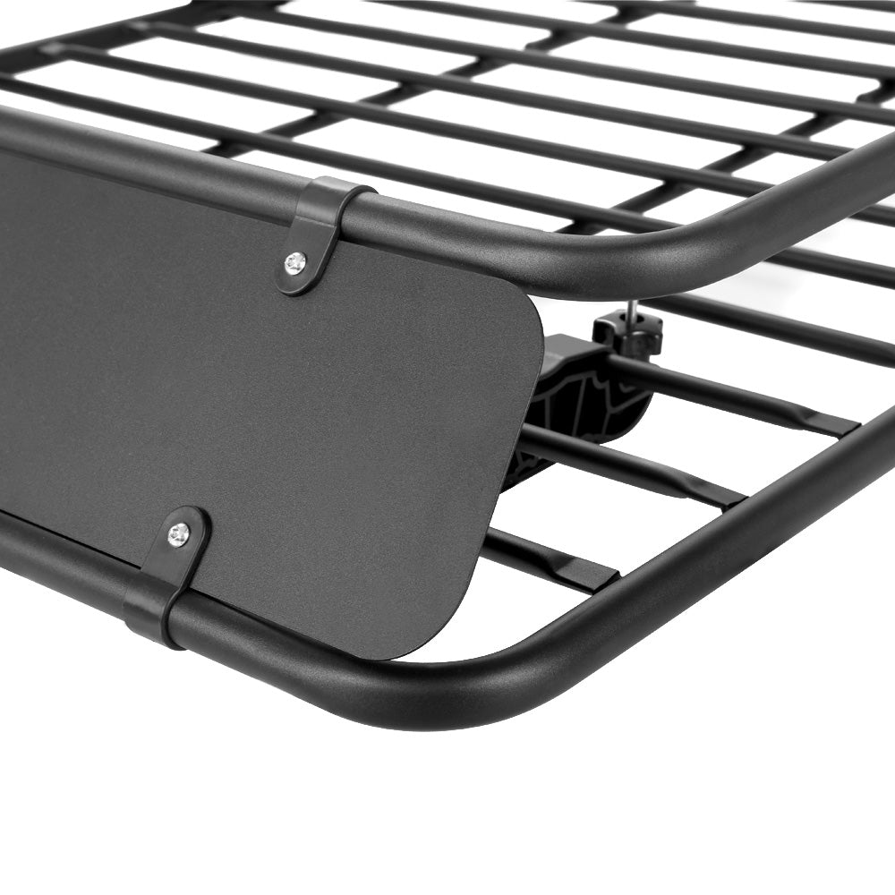 Giantz Universal Car Roof Rack Basket Luggage Vehicle Cargo Carrier 160cm Black Giantz