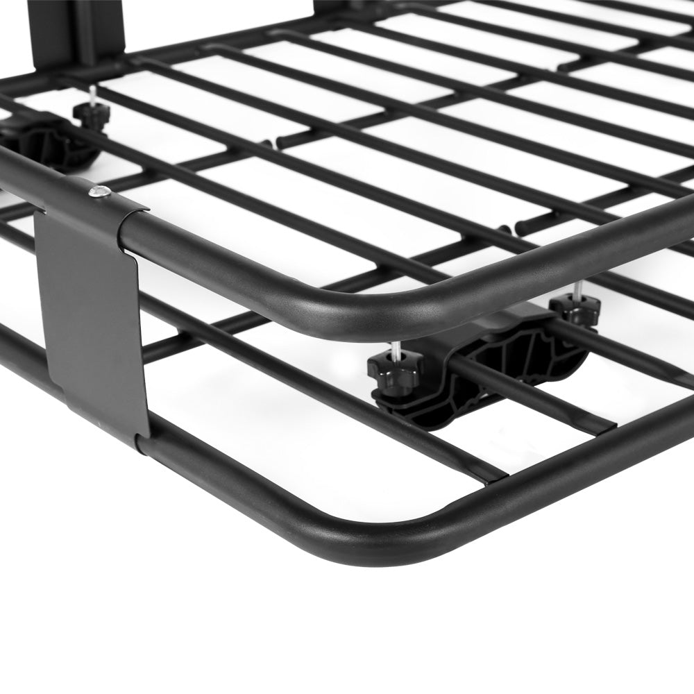 Giantz Universal Car Roof Rack Basket Luggage Vehicle Cargo Carrier 160cm Black Giantz