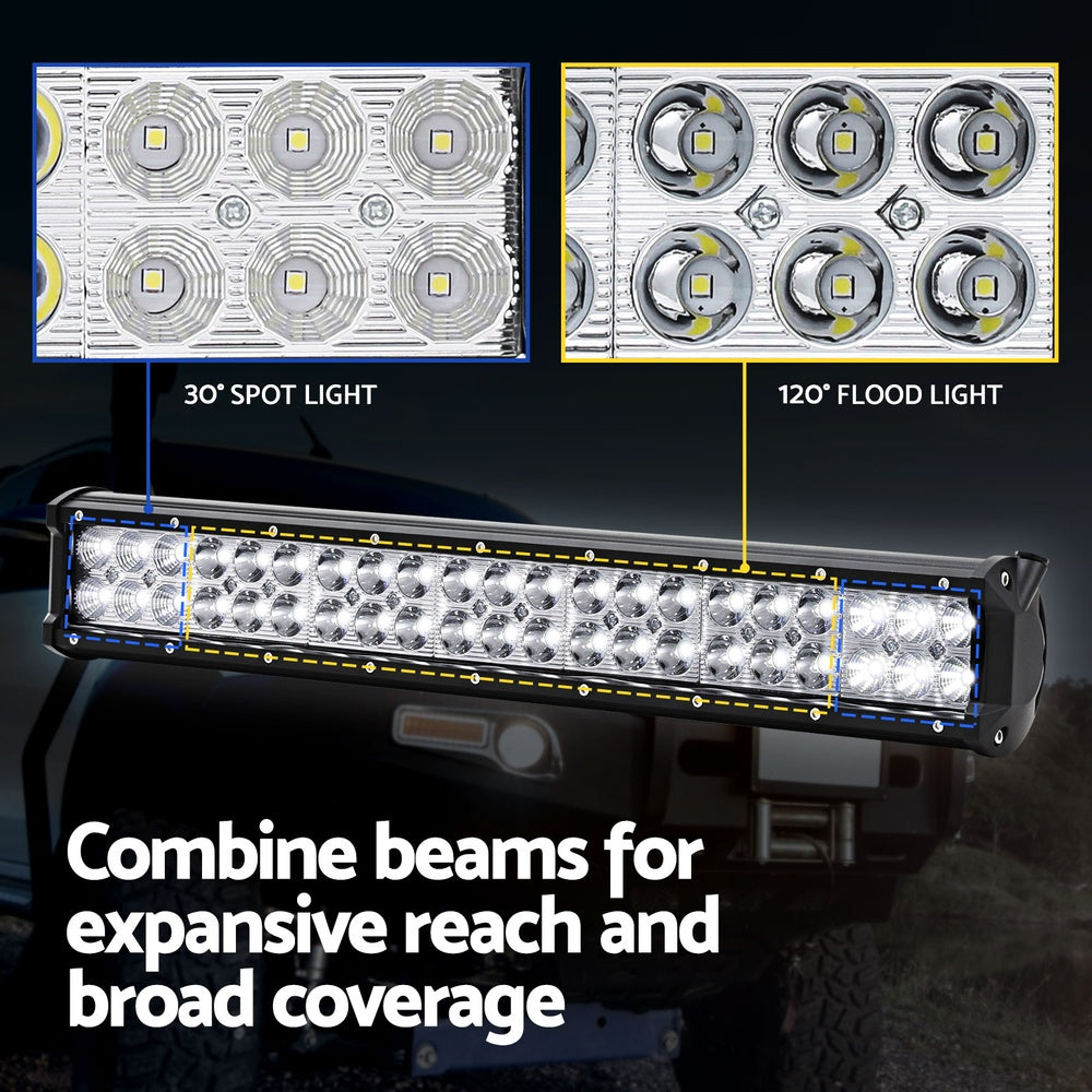 Giantz LED Driving Light 20 Inch Flood Spot Light Bar Driving Lamp Offroad Truck GIANTZ