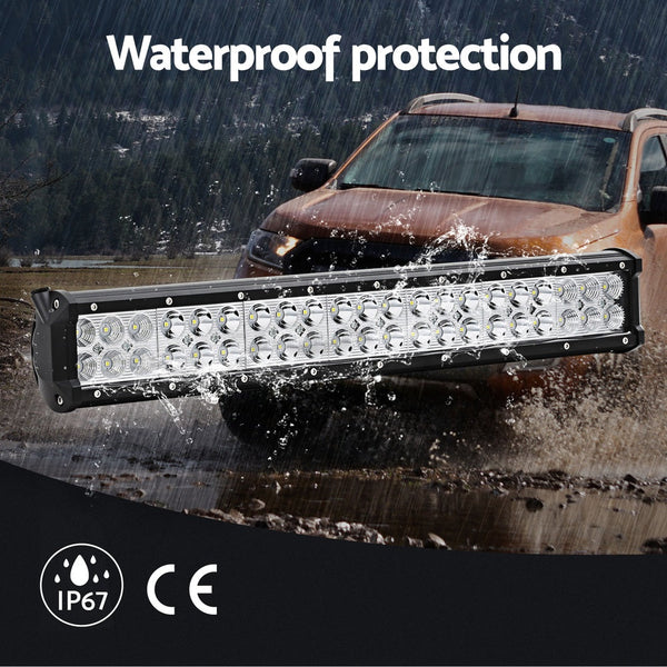 Giantz LED Driving Light 20 Inch Flood Spot Light Bar Driving Lamp Offroad Truck GIANTZ