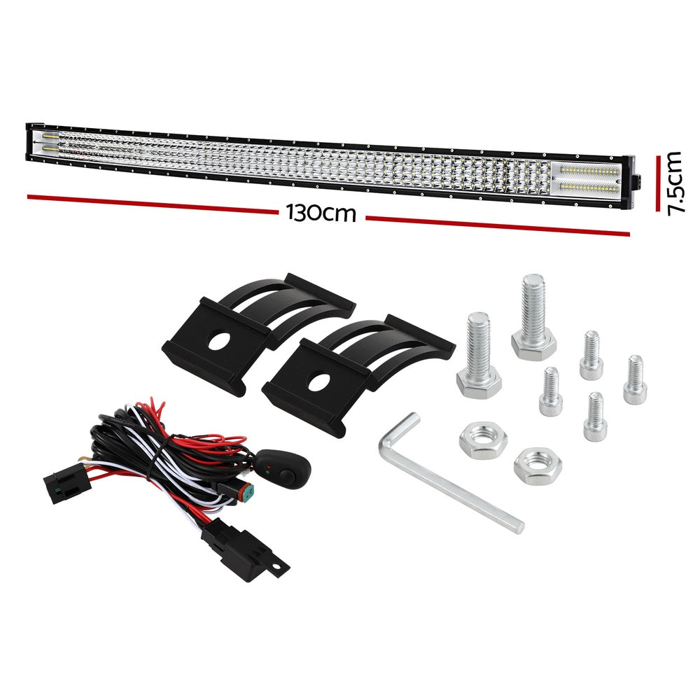 Giantz LED Driving Light 50 Inch Flood Spot Light Bar Driving Lamp Offroad Truck GIANTZ