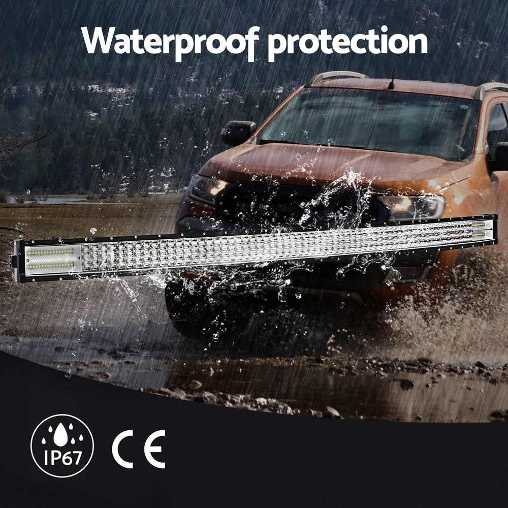 Giantz LED Driving Light 50 Inch Flood Spot Light Bar Driving Lamp Offroad Truck GIANTZ